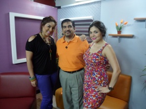 Samantha López, Víctor Flint Flores Hernández y Michelle Quintero